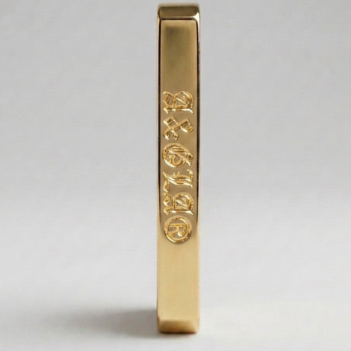 A&G【時価・受注】 18k CUT OUT FDL  MINI DOGTAG