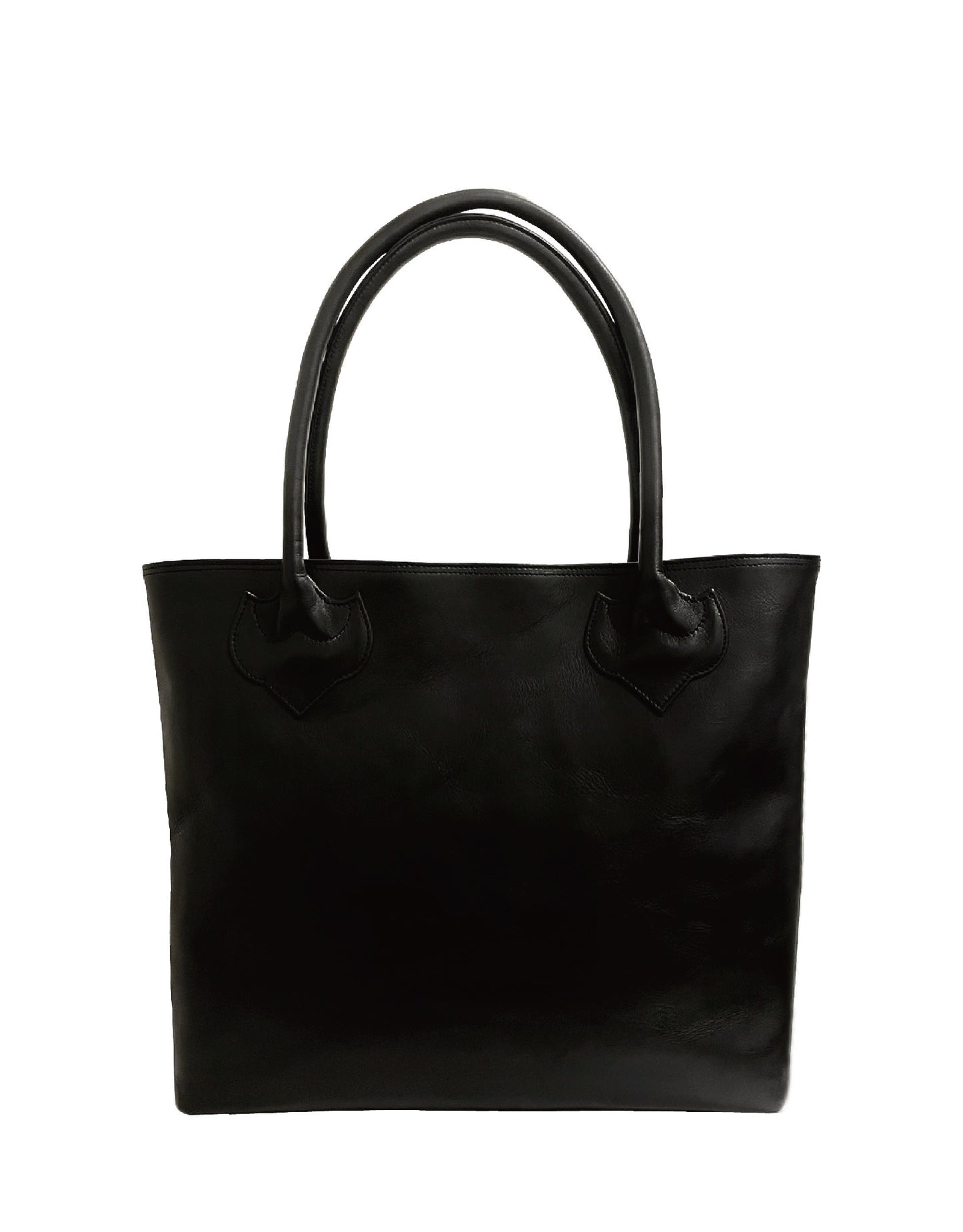 Leather tote bag FDL BLACK