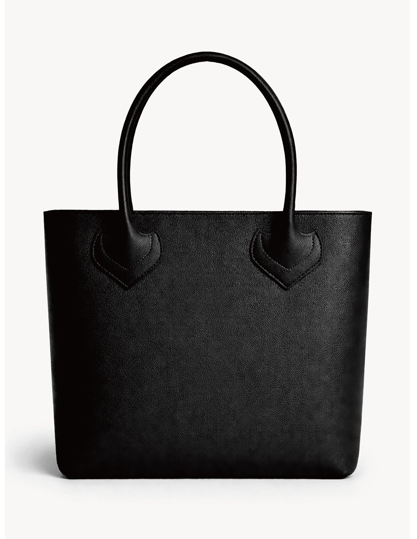A&G【受注】BLACK Leather tote bag CROSS45