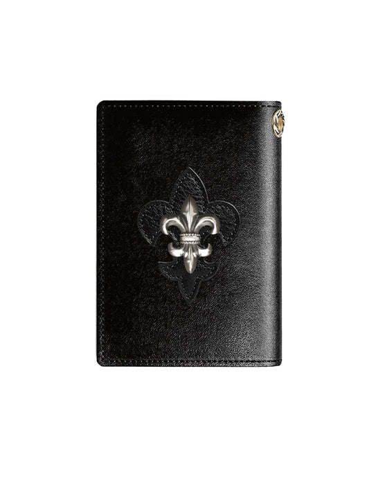 A&G【受注】BLACK LEATHER MINI WALLET FDL30