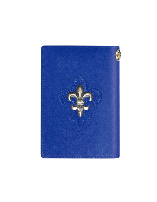 A&G【受注】BLUE LEATHER MINI WALLET FDL30