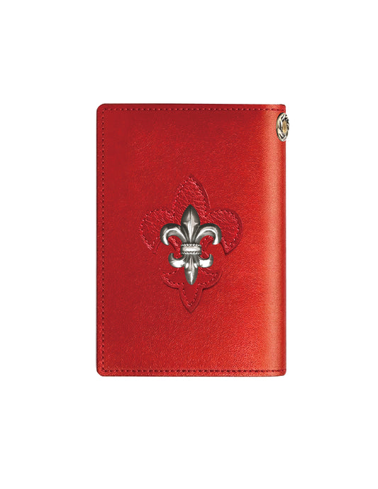 A&G【受注】RED LEATHER MINI WALLET FDL30