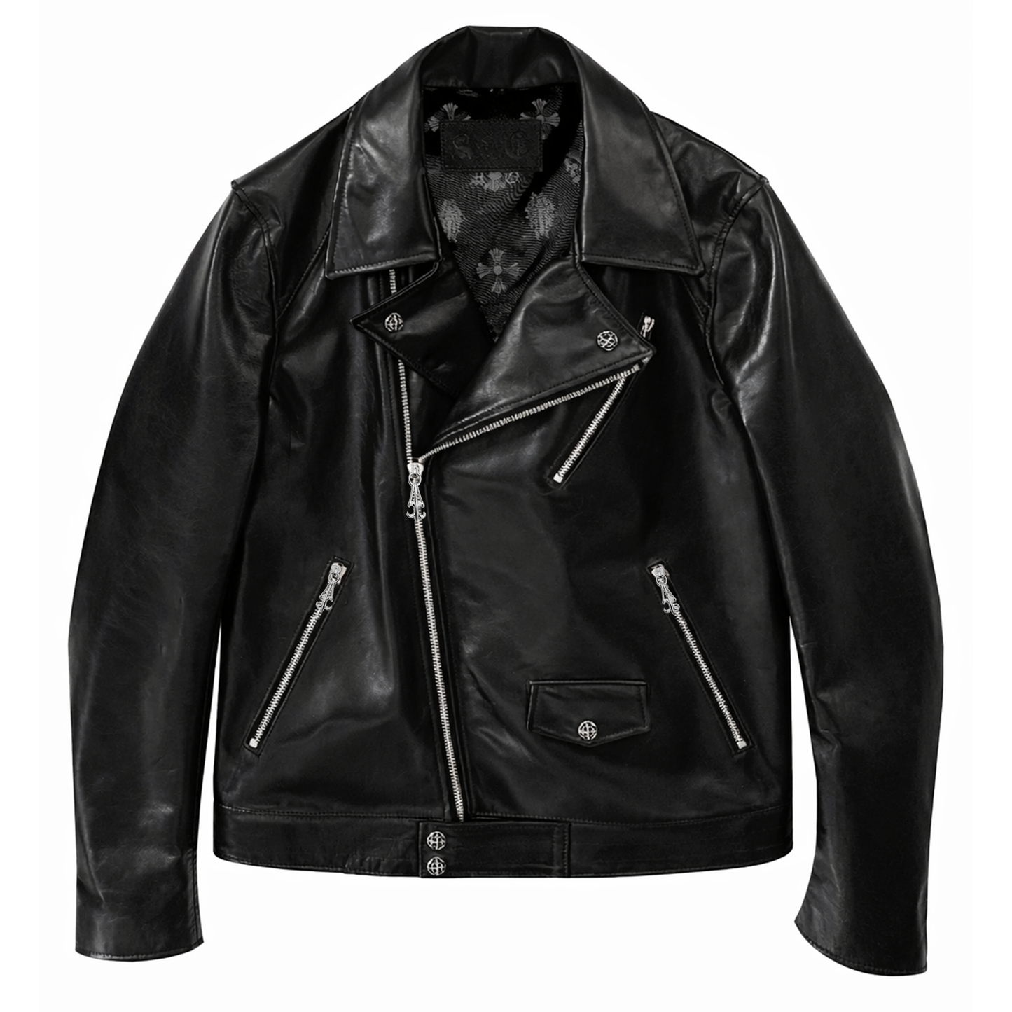 A&G【受注】 LEATHER DOUBLE BIKER JACKET