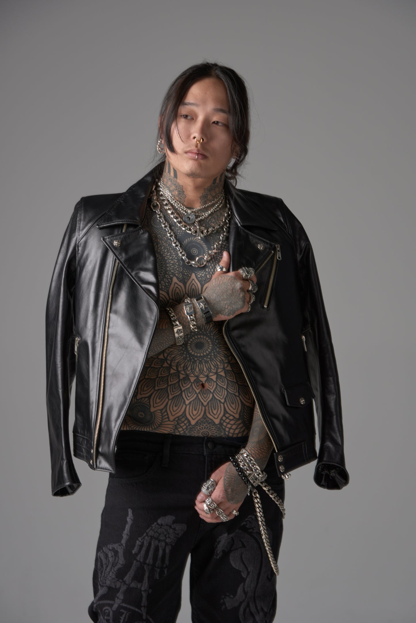 【受注開始】LEATHER DOUBLE BIKER JACKET