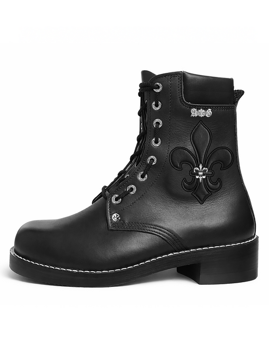 A&G【受注】6inc BOOTS BLACK FDL(Lace&Zip UP)
