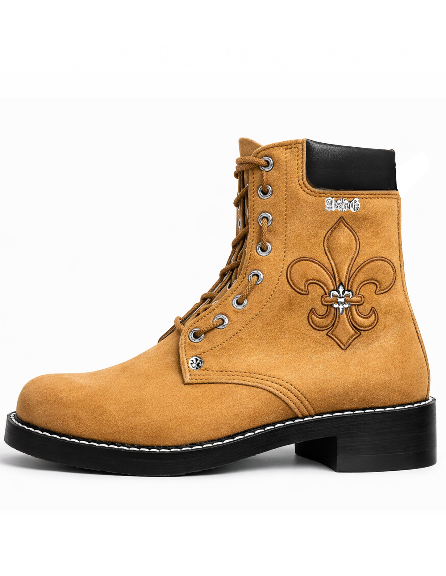 A&G【受注】6inc BOOTS YELLO SUEDE FDL(Lace&Zip UP)