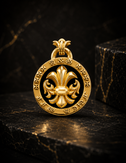 A&G【時価・受注】18k MEDAL PENDANT TOP/FDL