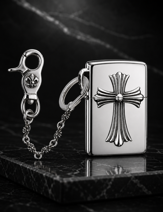 A&G【受注】SILVER925 ZIPPO CROSS45
