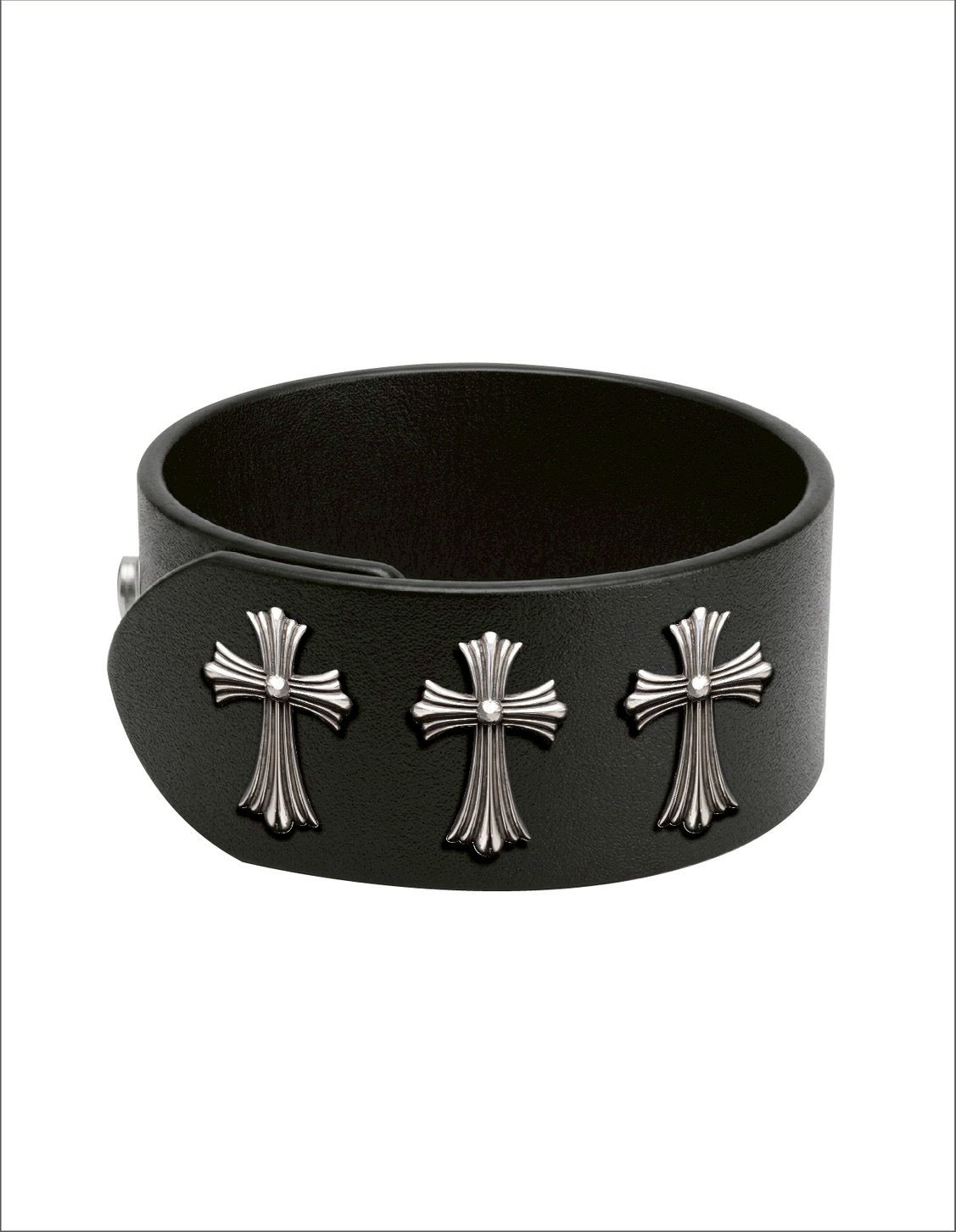 A&G【受注】LEATHER BRACELET /3CROSS