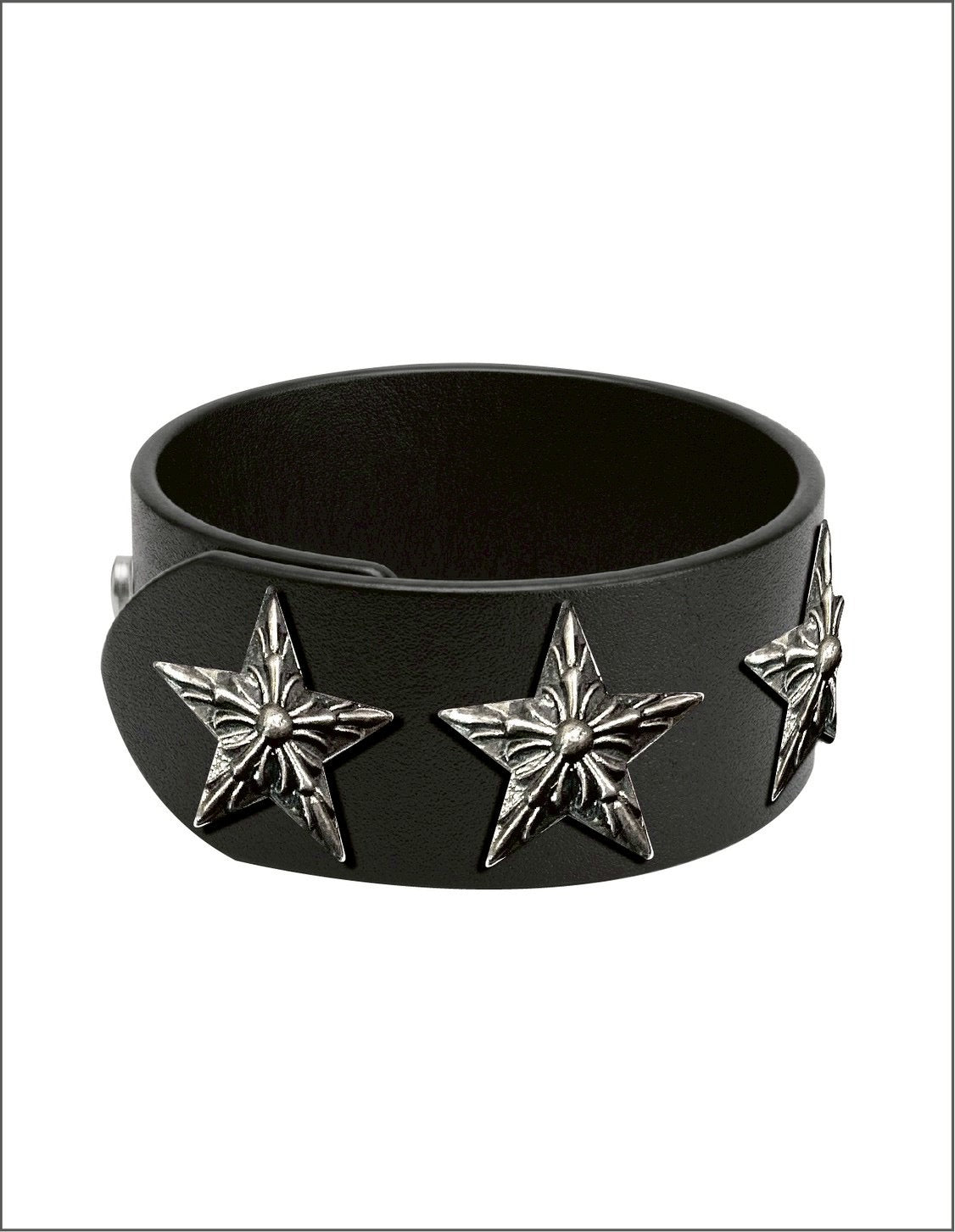 A&G【受注】LEATHER BRACELET /3STAR