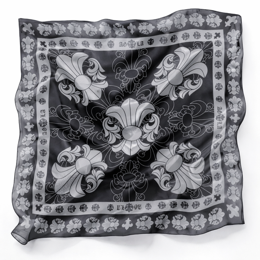 A&G SILK CHIFFON SCARF