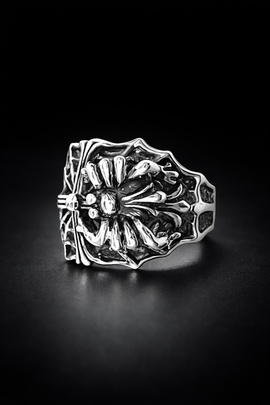 A&G【受注】SPIDER WEB CROSS on SPIDER RING