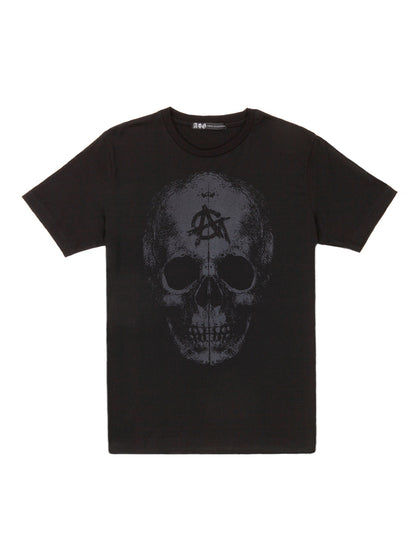 ANARCHY SKULL TEE/BLACK [Ships in 3 business days]