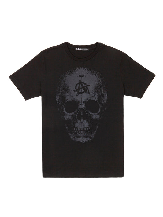 ANARCHY SKULL TEE/BLACK【３営業日発送】