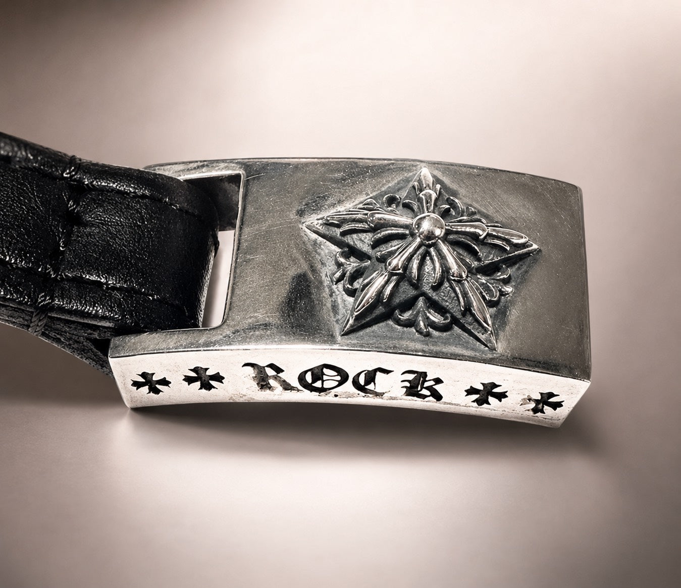 A&G【受注】STAR ID LEATHER BRACELET