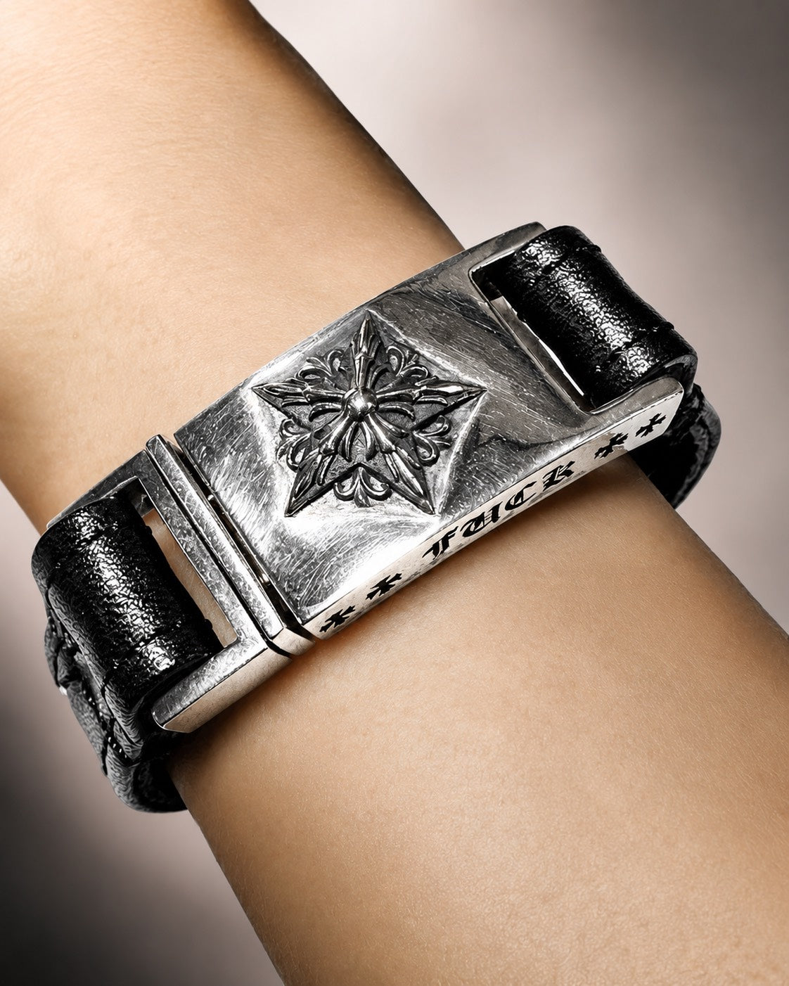 A&G【受注】STAR ID LEATHER BRACELET