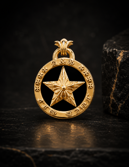 A&G【時価・受注】18k MEDAL PENDANT TOP/STAR
