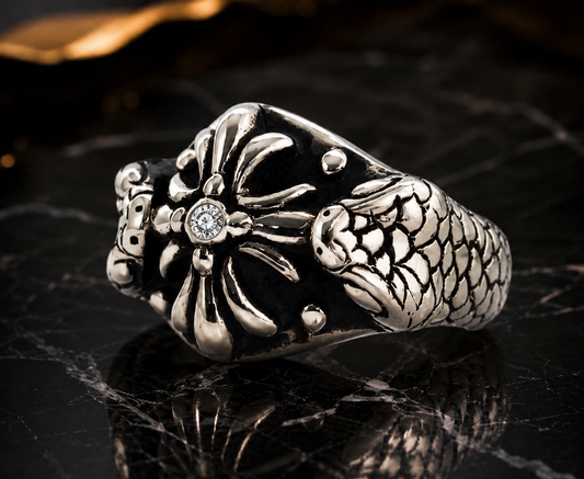 A&G【受注】VIPER CROSS RING LAB DIAMOND