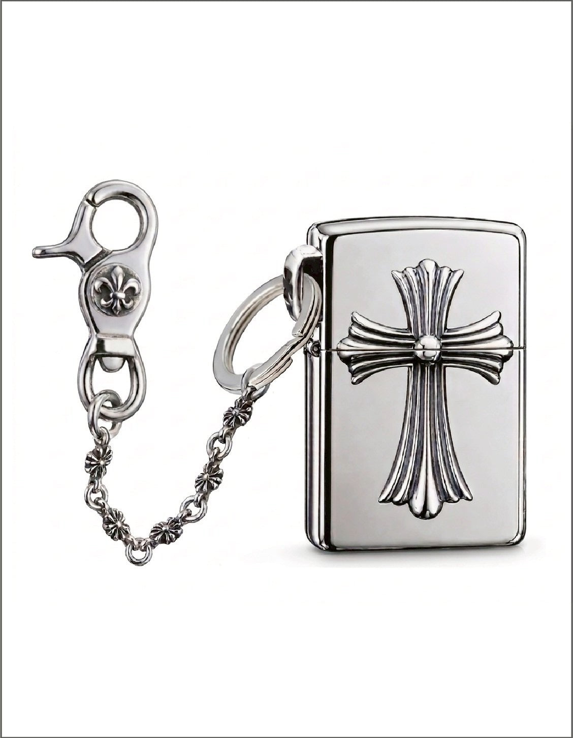 A&G【受注】SILVER925 ZIPPO CROSS45