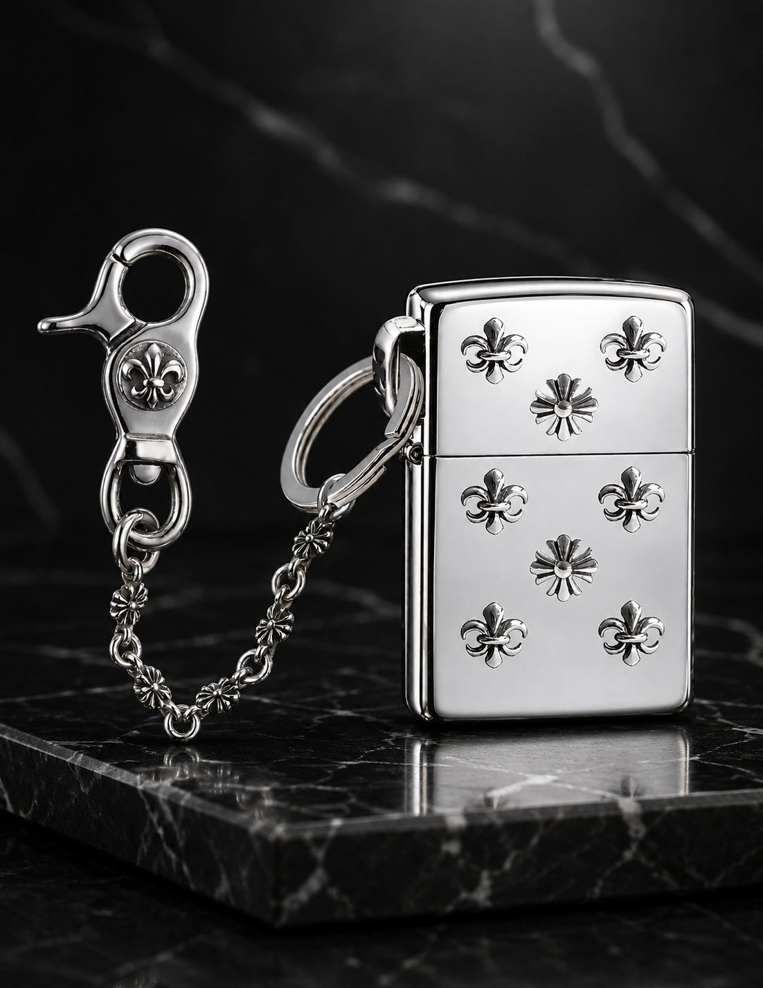A&G【受注】SILVER925 ZIPPO MONOGRAM