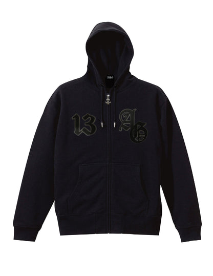 [Pre-order discount 30% off] 15oz Chenill Wappen ZIP UP Hoodie