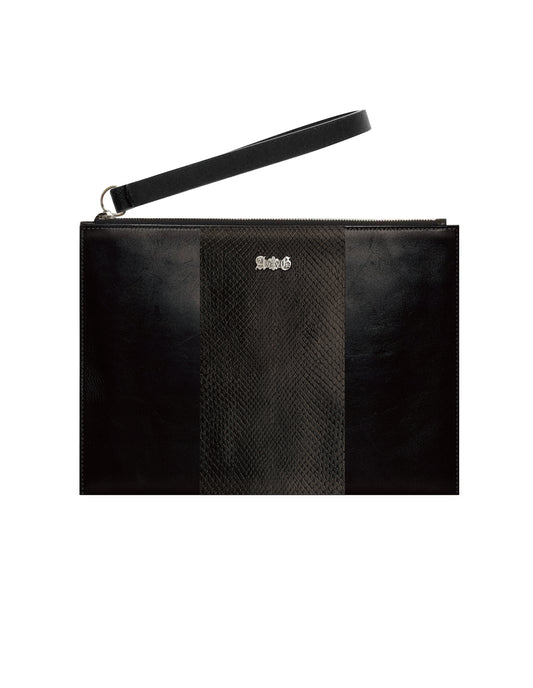 [Set Sale] [Pre-order] A&amp;G 15th Anniversary PYTHON CLUTCH BAG &amp; MINI WALLET SET 
