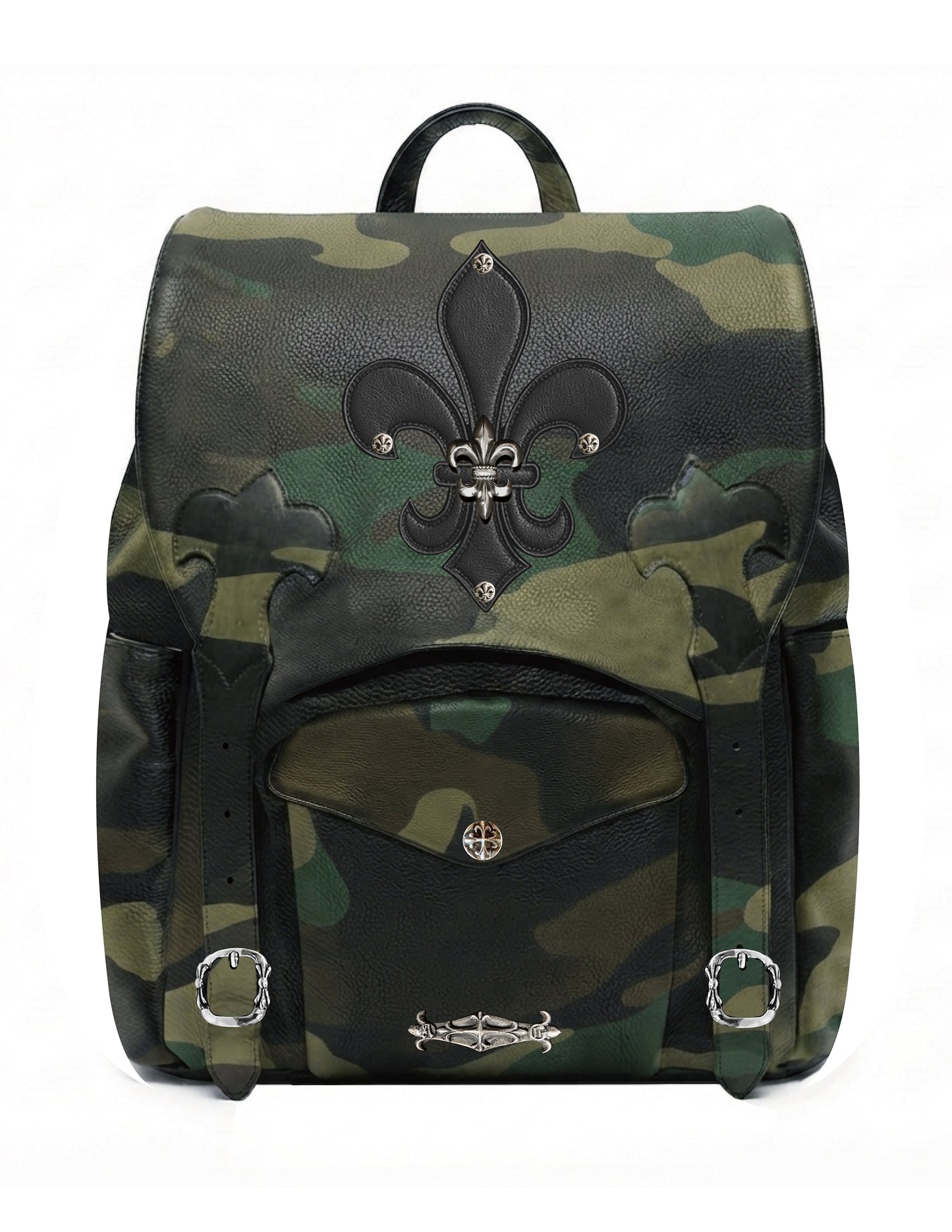 A&G【受注】CAMO  Leather BACK PACK FDL45