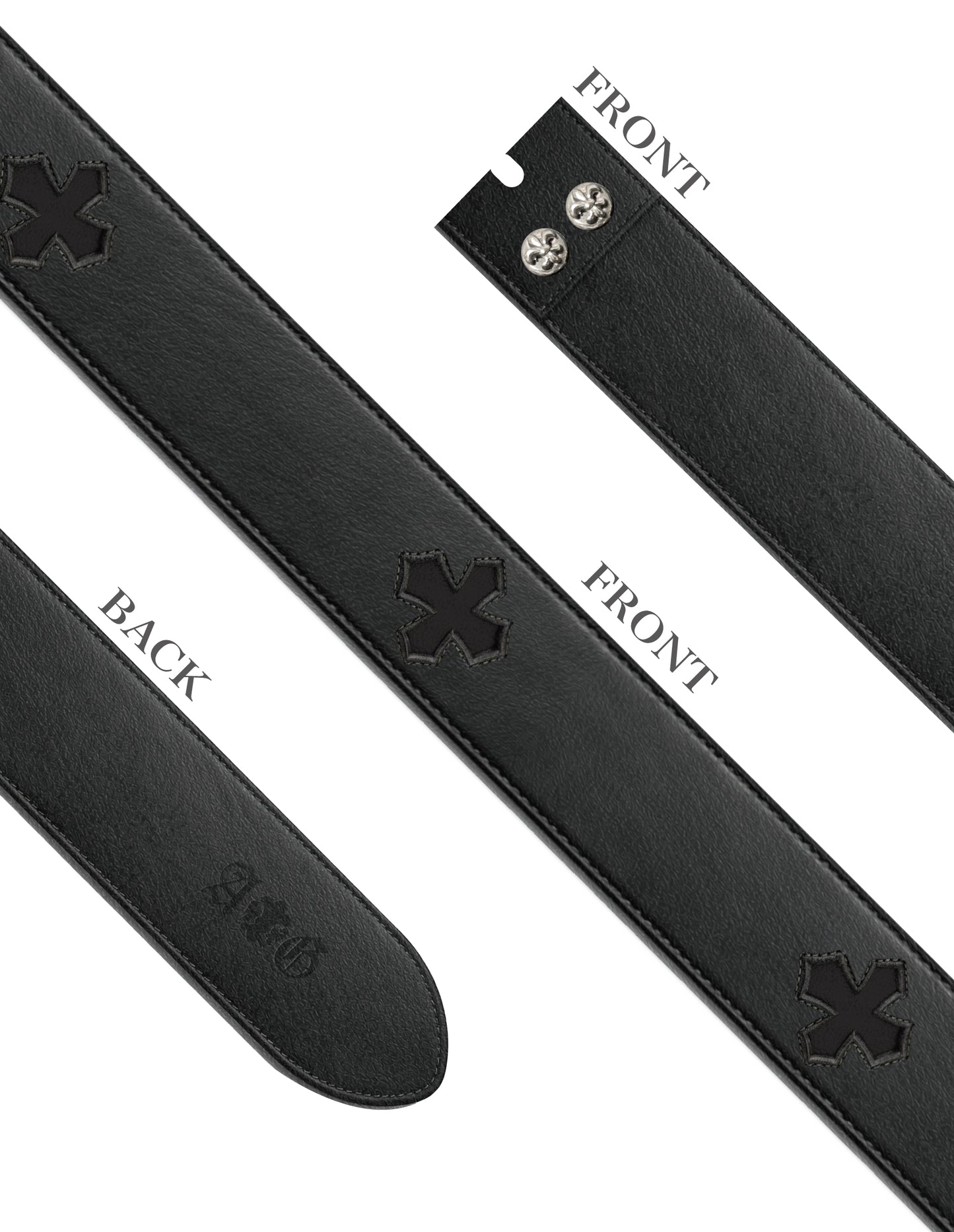 A&G 【受注】CROSS LEATHER BELT