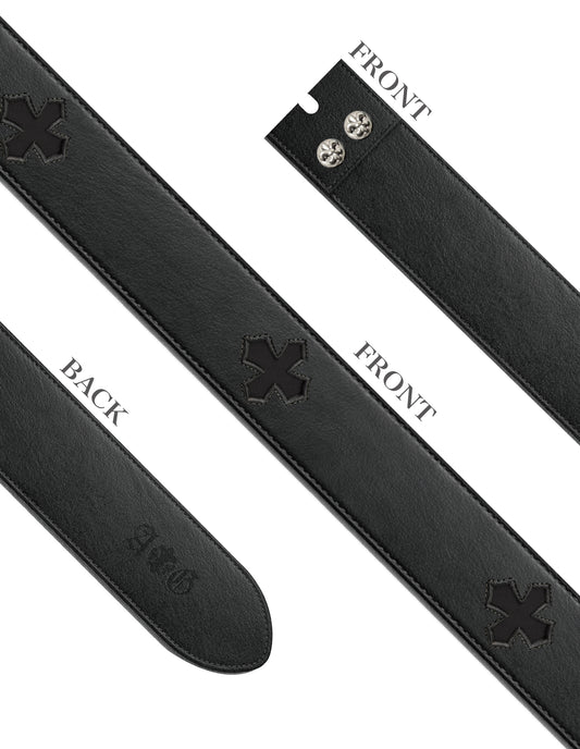 A&G 【受注】CROSS LEATHER BELT