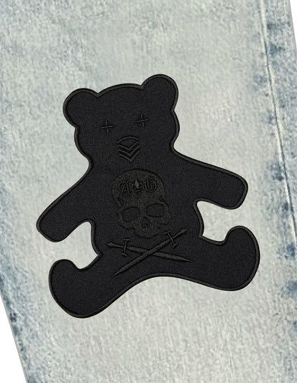 [30% off on pre-order items] CUSTOM PATCH ON DENIM [BEAR]