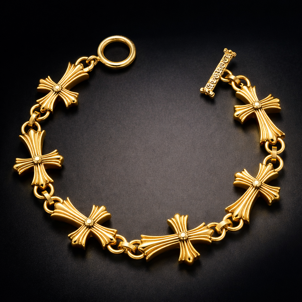 A&G【受注】18k CROSS30 BRACELET