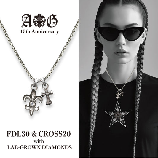 【受注予約特別割引限定5個】A&G JAPAN15th ANNIVLub DIAMOND FDL30+CROSSorFDL20+CHAIN(S)45cm  SET (コピー)