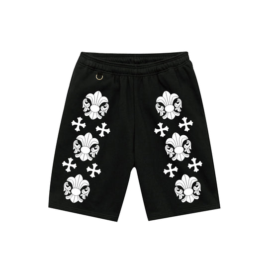 MONOGRAM FDL Shorts/BLACK/WHITE