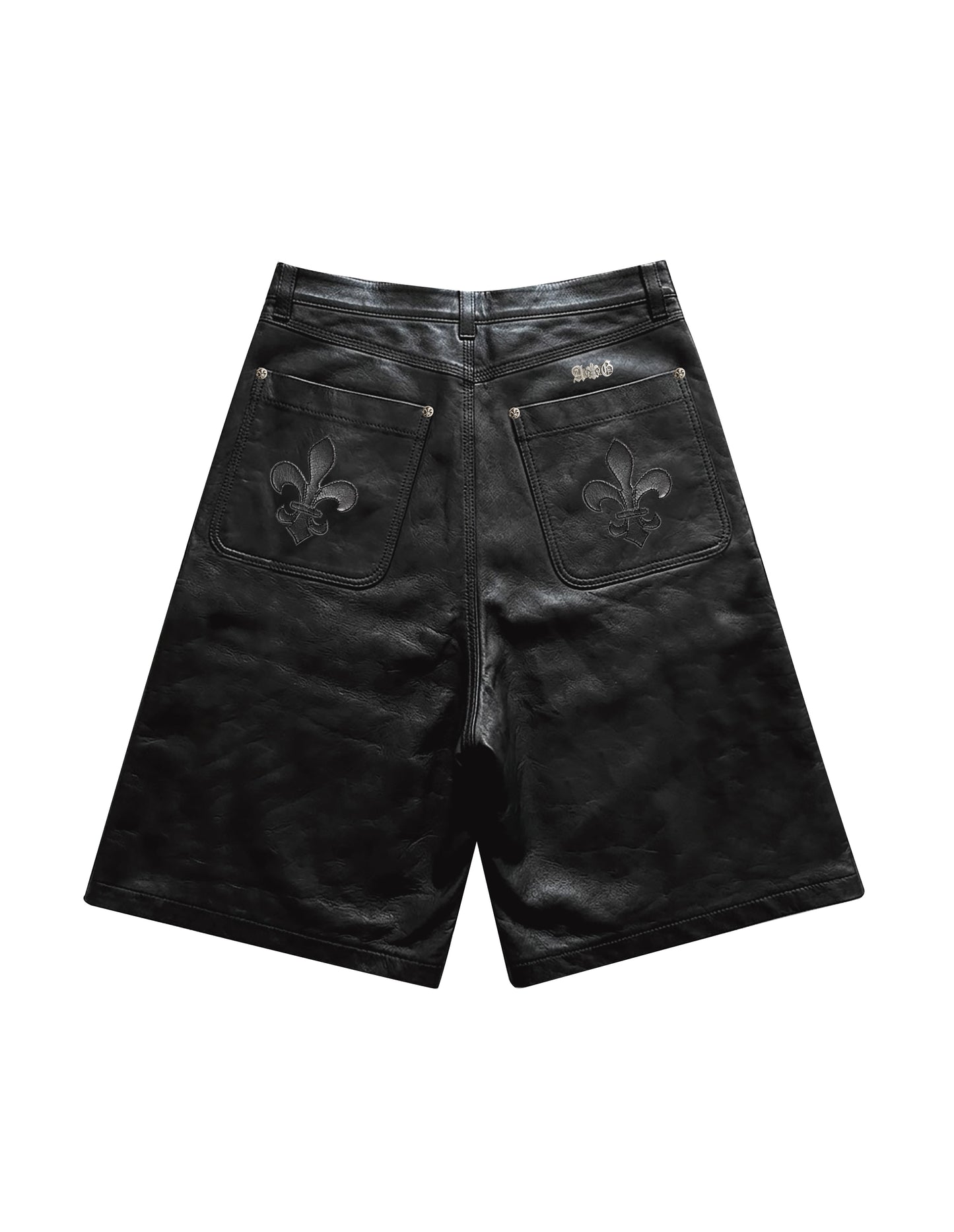 A&G【受注】 LEATHER SHORTS/FDL/BK