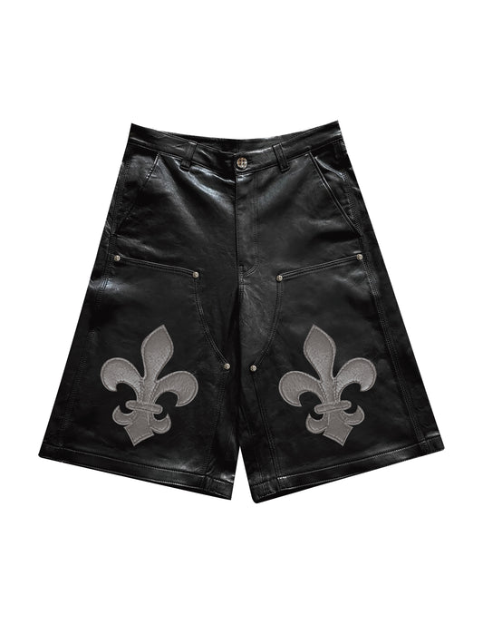 A&G【受注】 LEATHER SHORTS/FDL/GR