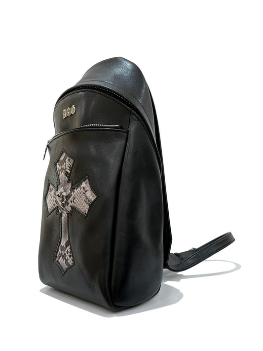 A&G【３営業日発送】Leather one shoulder bag  CROSSonSILVER FDL