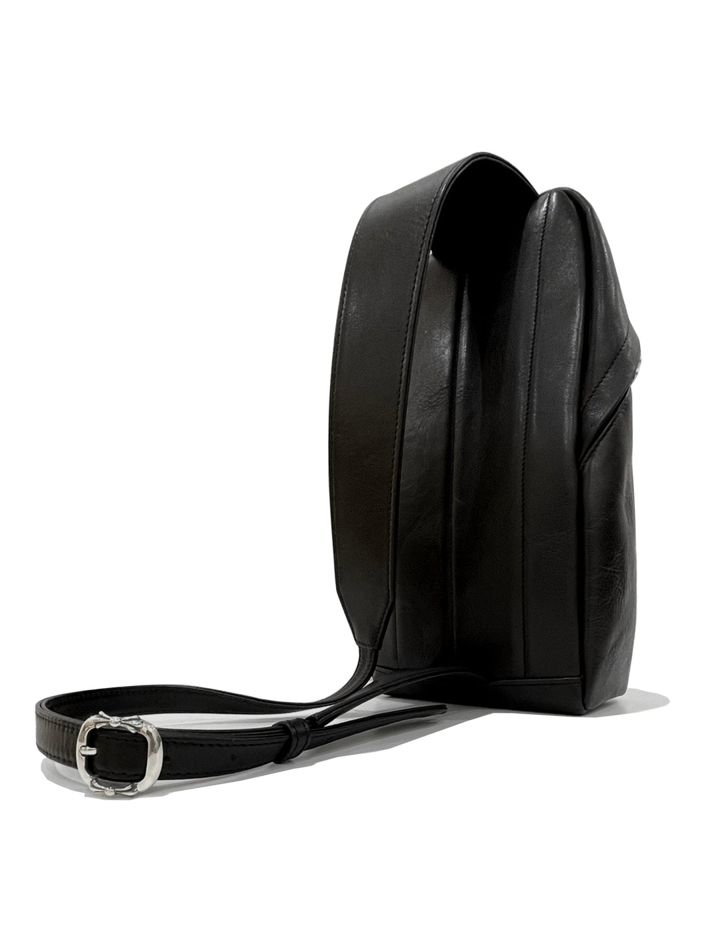 Leather one shoulder bag  on SILVER FDL