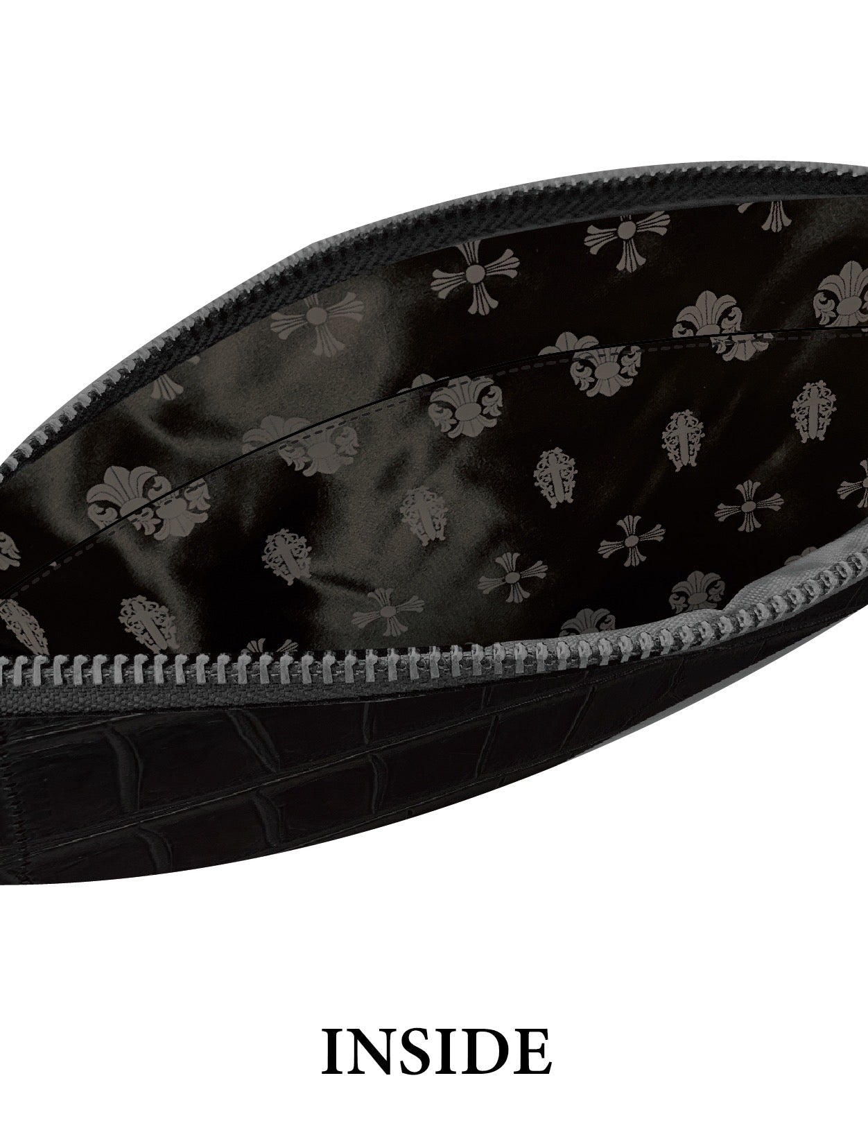 CROCODILE&COW CLUTCH BAG+FDL45orCROSS45