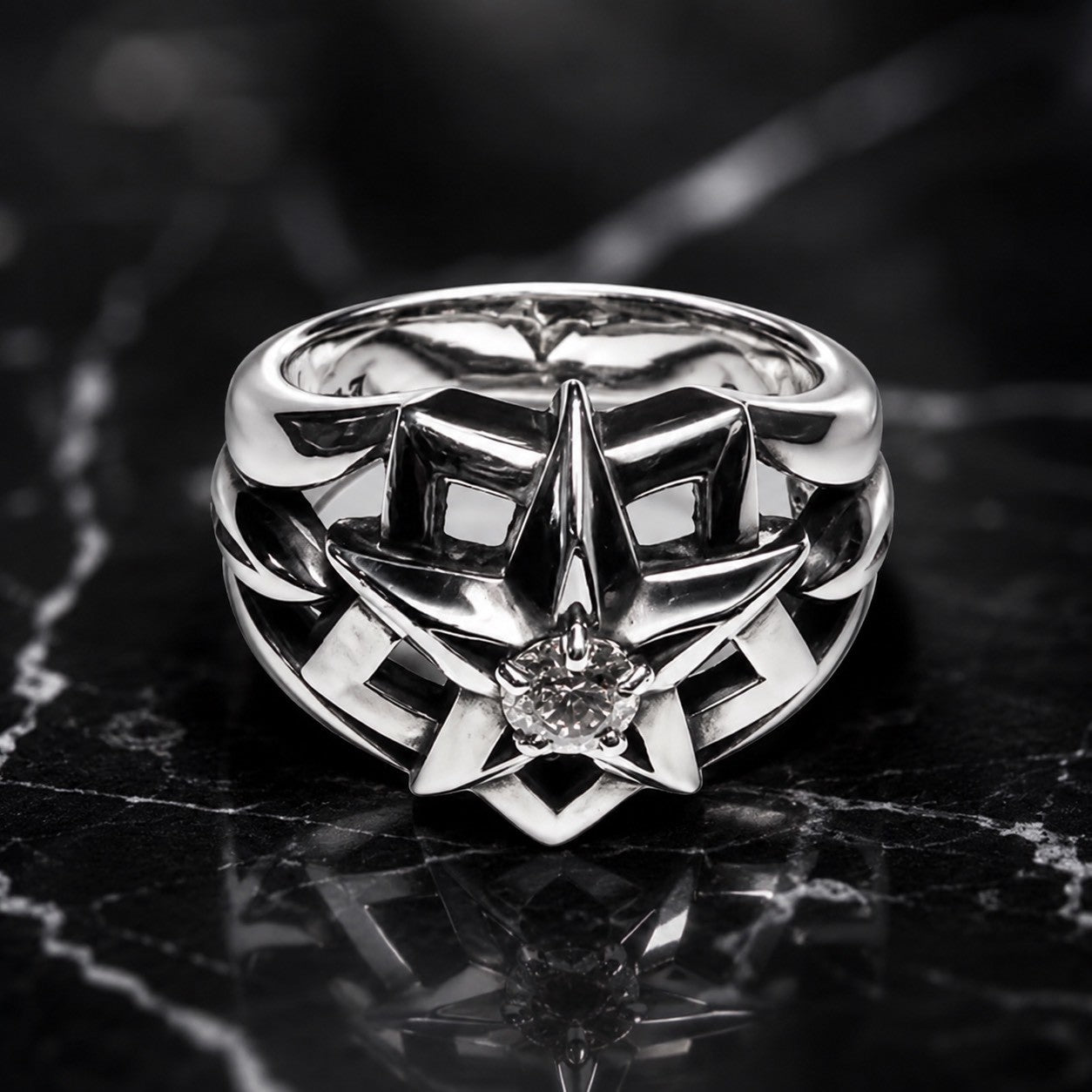 A&G【３営業日発送】DOUBLE STAR RING /DIAMOND