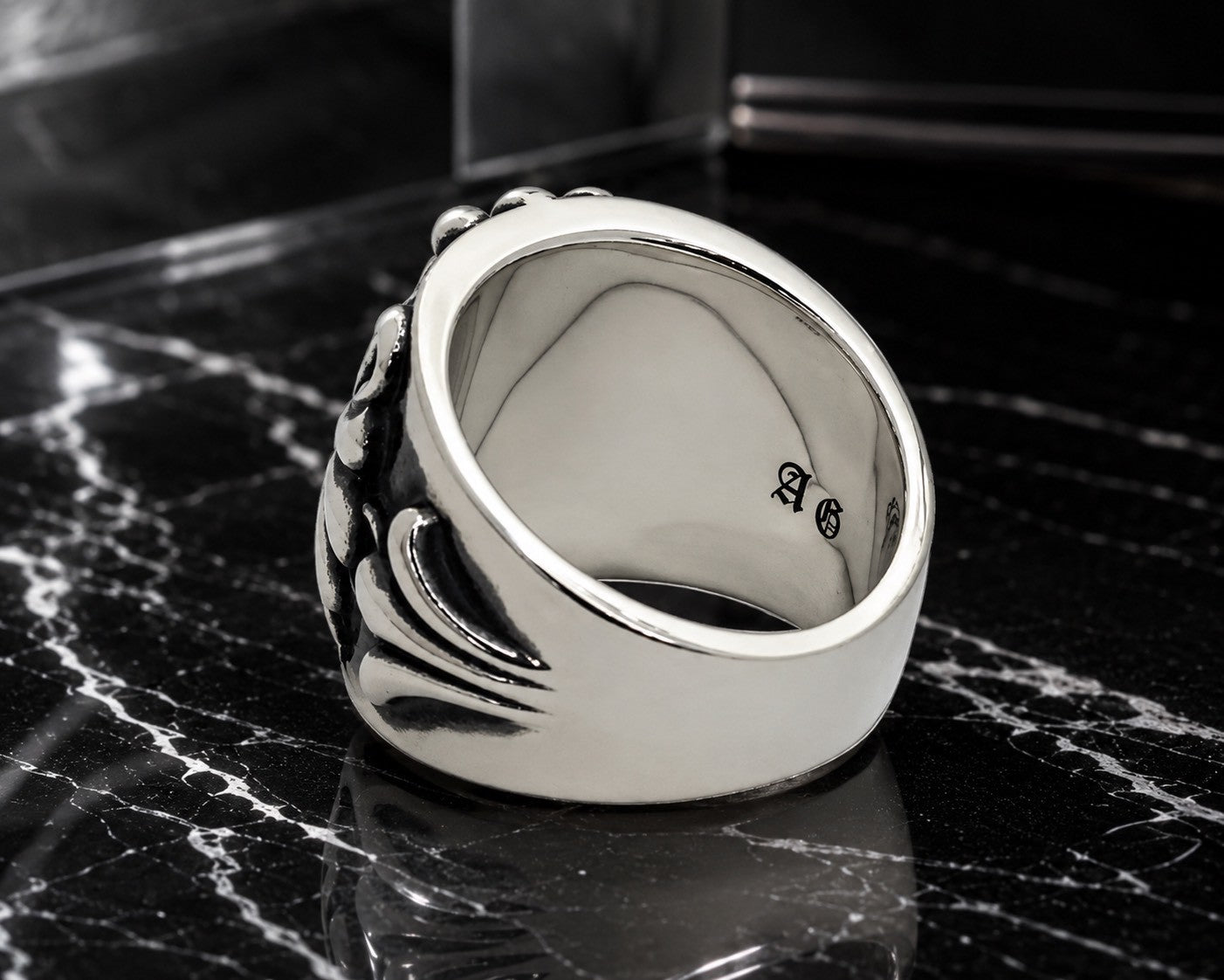 A&G【受注】FLORAL CROSS RING