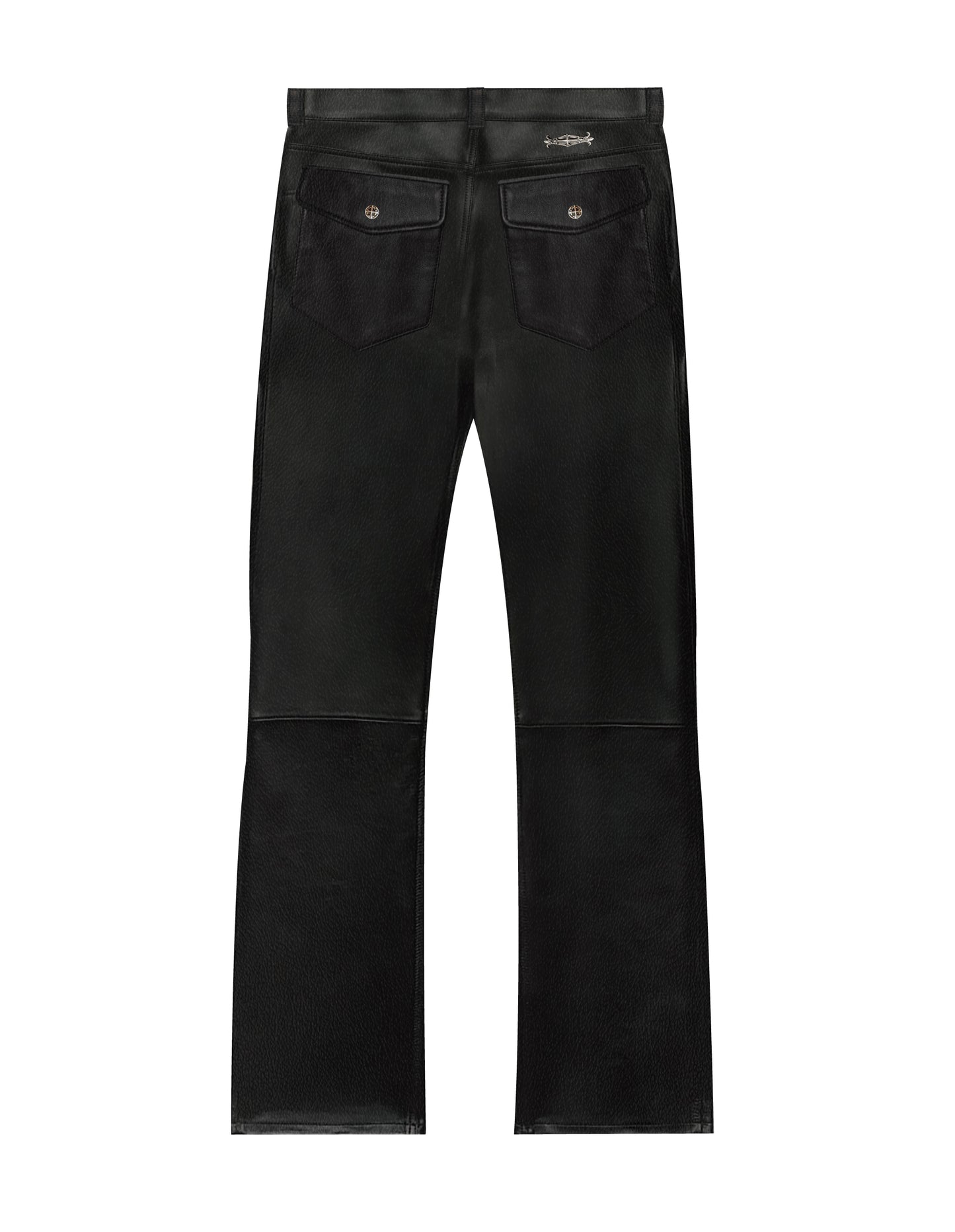 A&G 新作LEATHER BOOT CUT PANTS