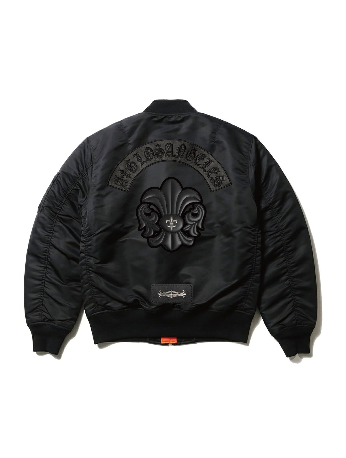 A&G【受注・限定各サイズ3着】MA1 LEATHER PATCH CUSTOM/FDL/BLACK