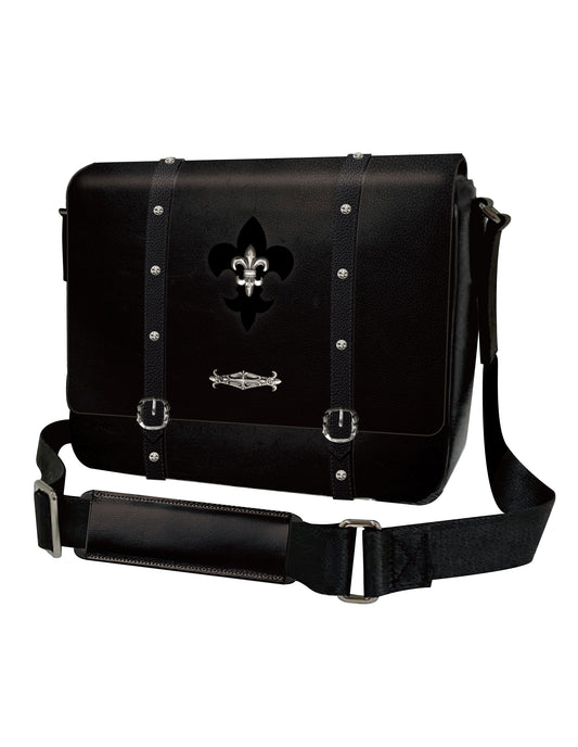 A&G LEATHER MESSENGER BAG