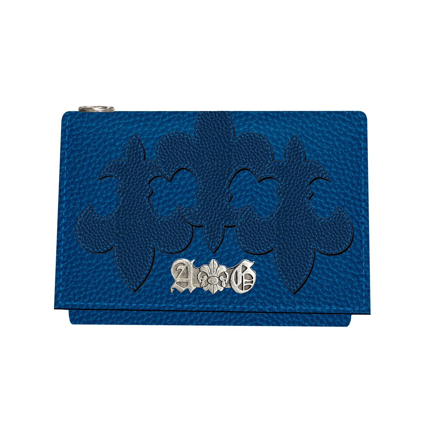 LEATHER MINI WALLET BLUE