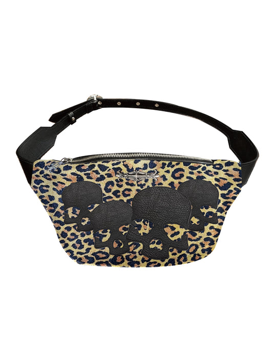 A&G【受注】 SKULL PIG SUEDE&LEATHER Belt BAG