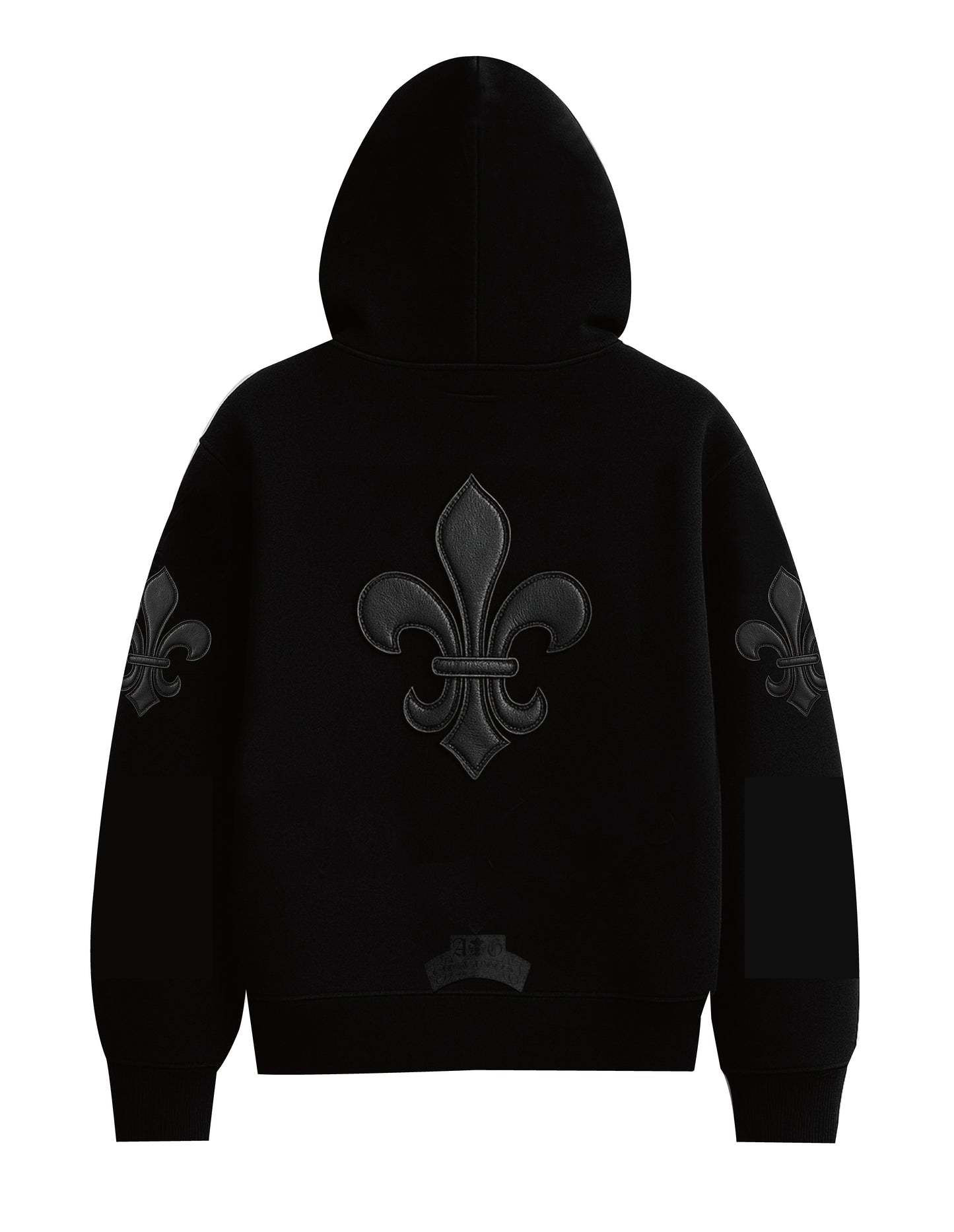 A&G【受注】15oz FDL LEATHER  PATCH PULL OVER Hoodie