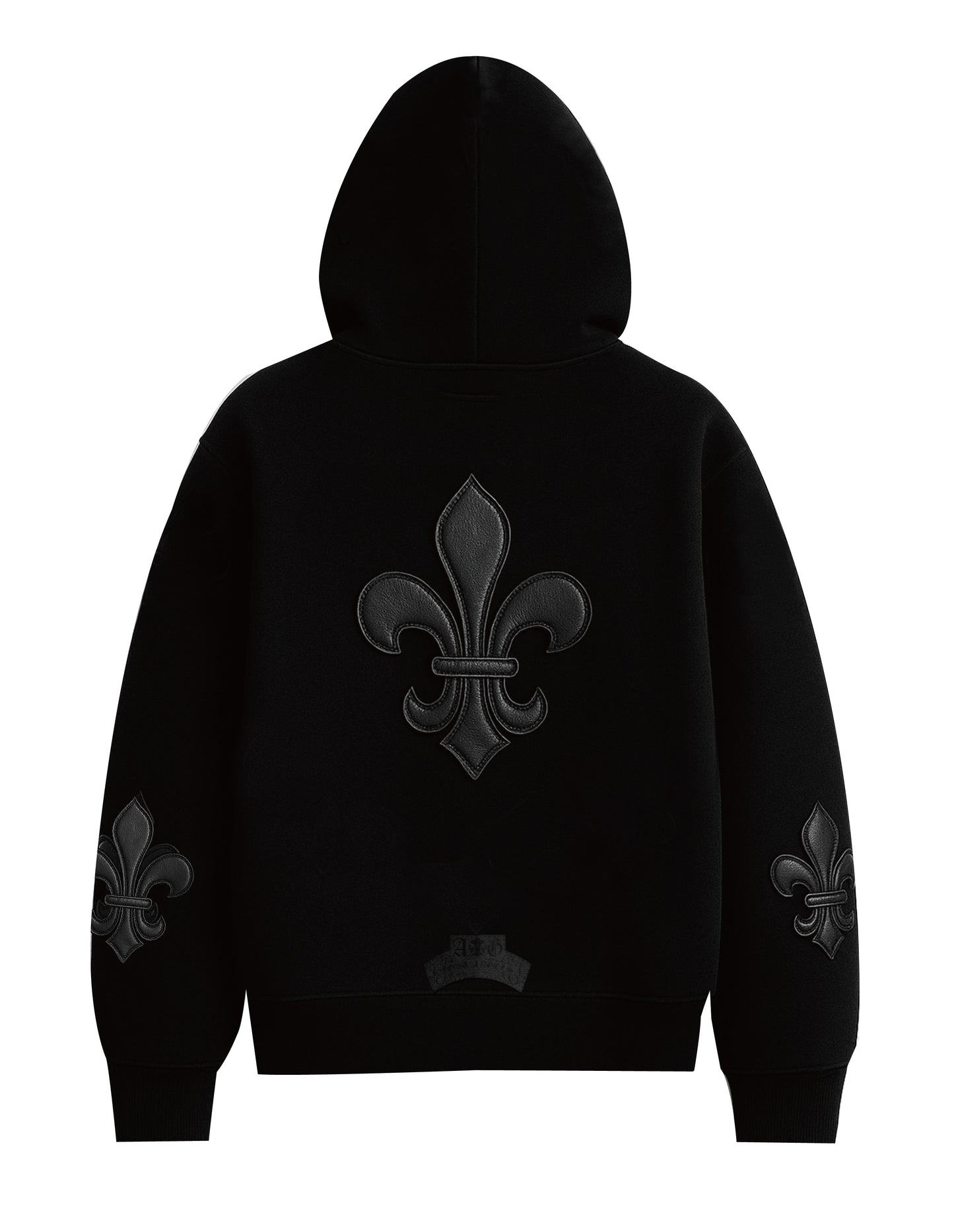 A&G【受注】15oz FDL LEATHER  PATCH PULL OVER Hoodie