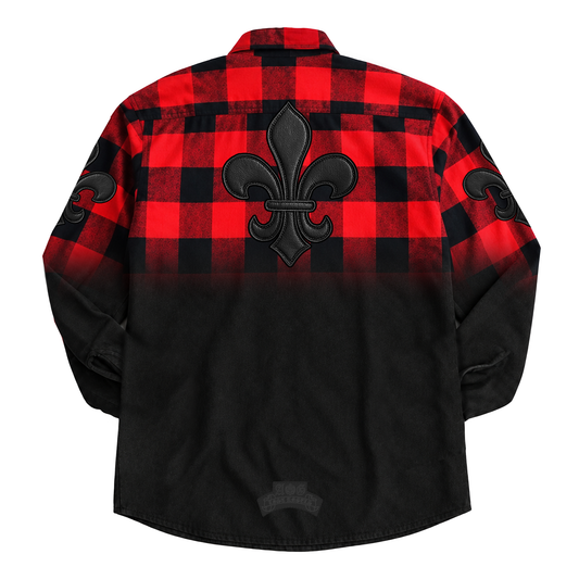 A&G【受注・限定】 HALF BLACK FLANNEL SHIRT FDL/BLACK&RED