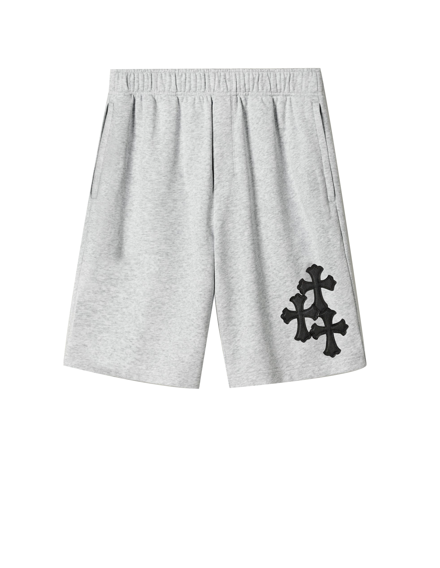 A&G【受注】SS SILK COTTON BLEND SHORTS GRAY/CROSS(LIMITD)