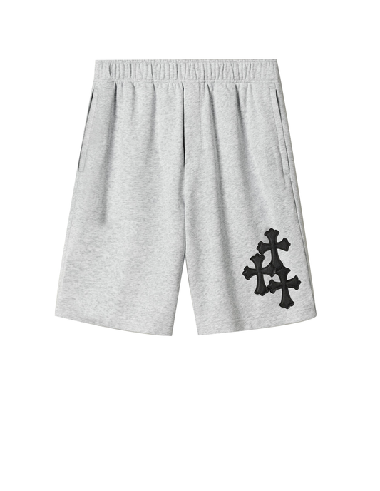 A&G【受注】SS SILK COTTON BLEND SHORTS GRAY/CROSS(LIMITD)